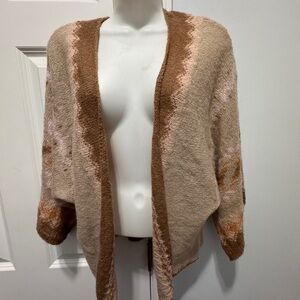 Anthropologie size XS alpaca/ wool open sweater